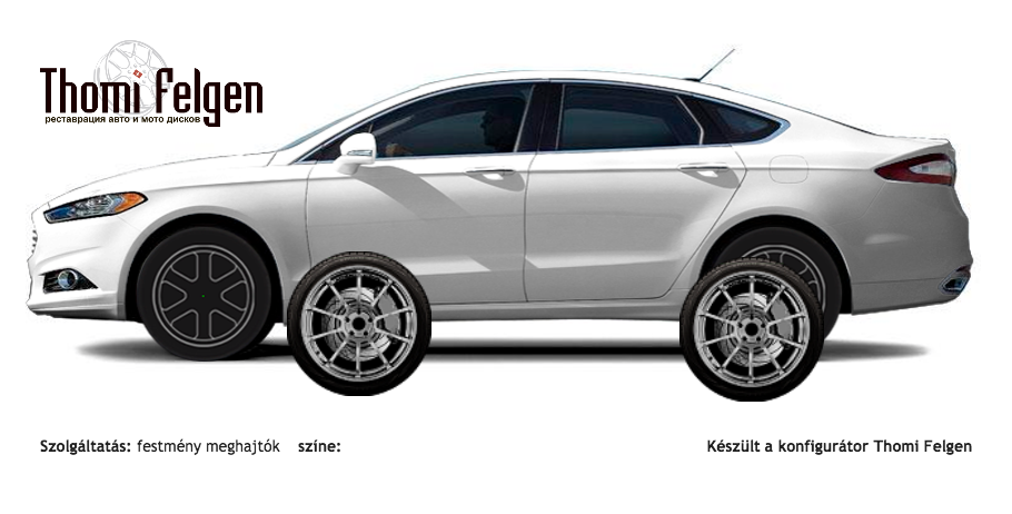 Ford Mondeo 2011-2015 покраска дисков Advan Racing цвет 