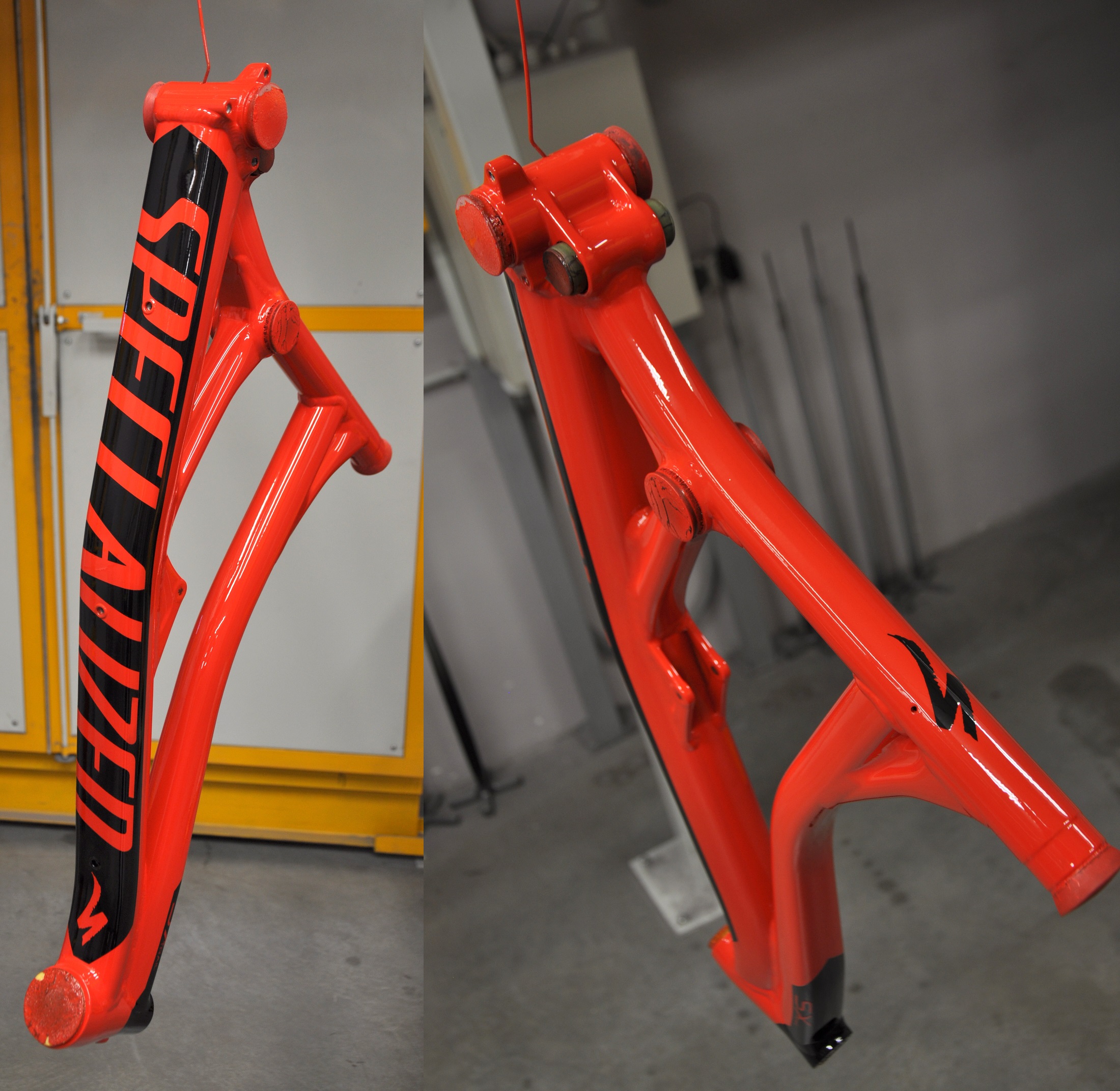 Велосипедная рама Specialized SX Trail в 2 цвета порошком