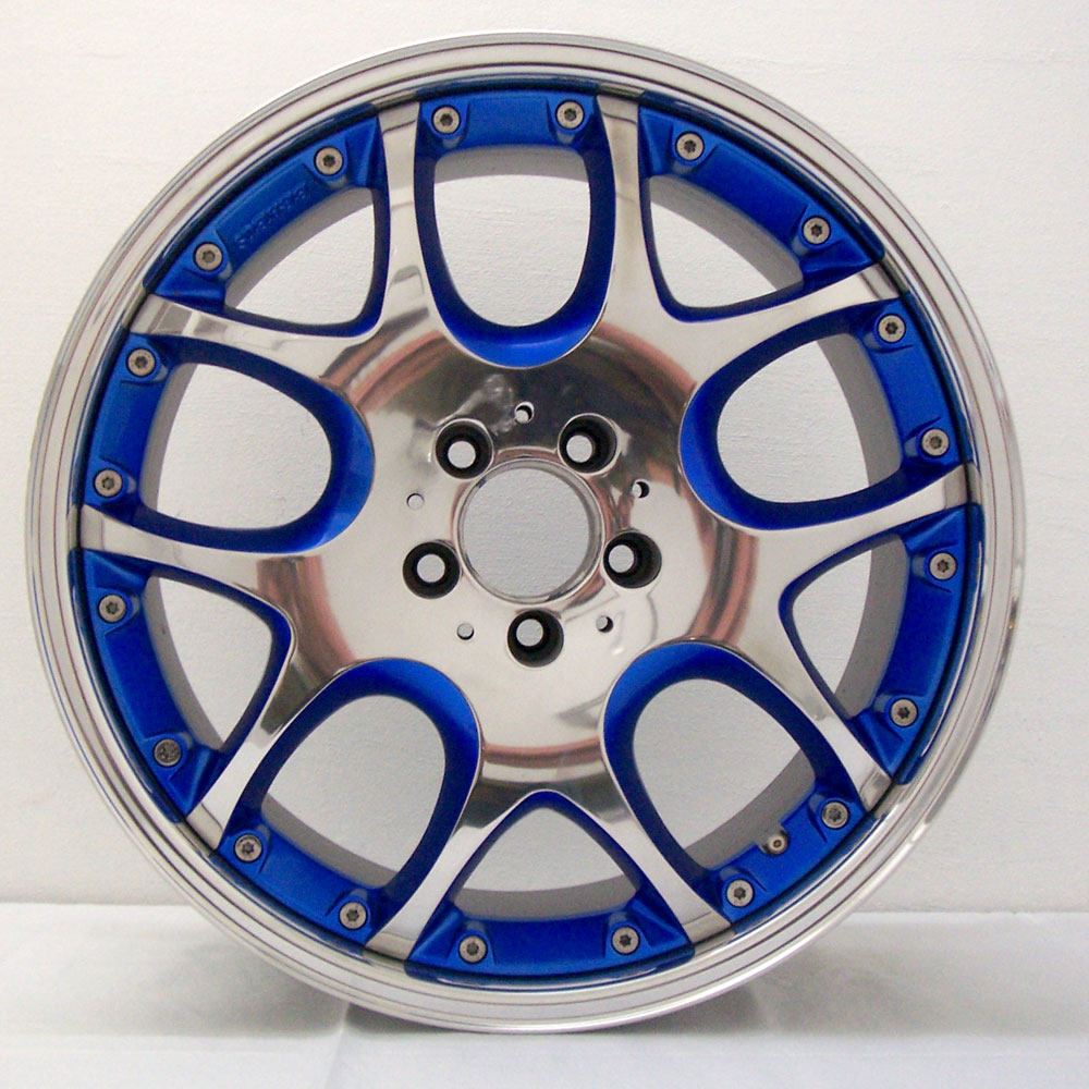 Литые диски после полировки