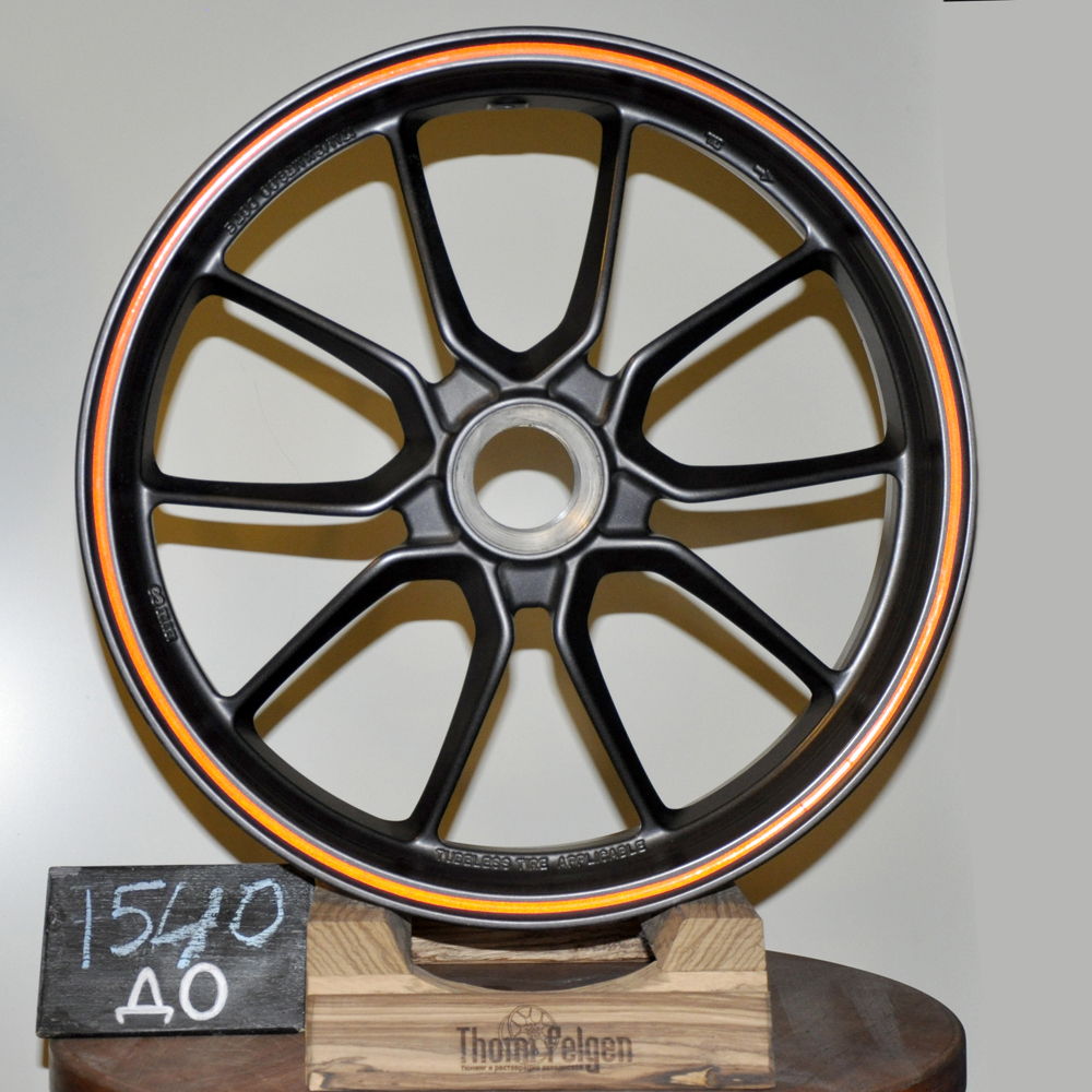 Порошковая покраска мото-дисков в RAL 6018 и RAL 3020