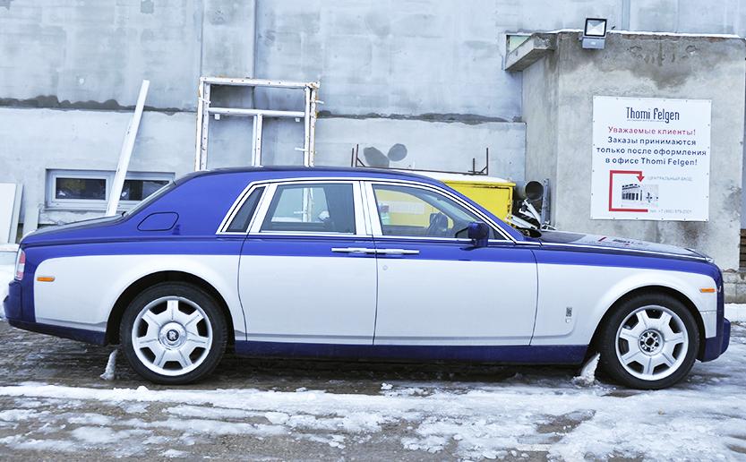 Rolls Royce с дисками до покраски