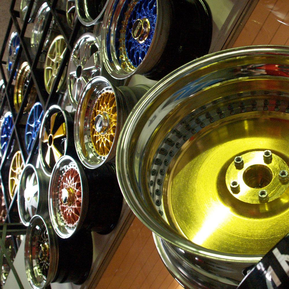 Наши работы - полировка литых дисков плюс покраска