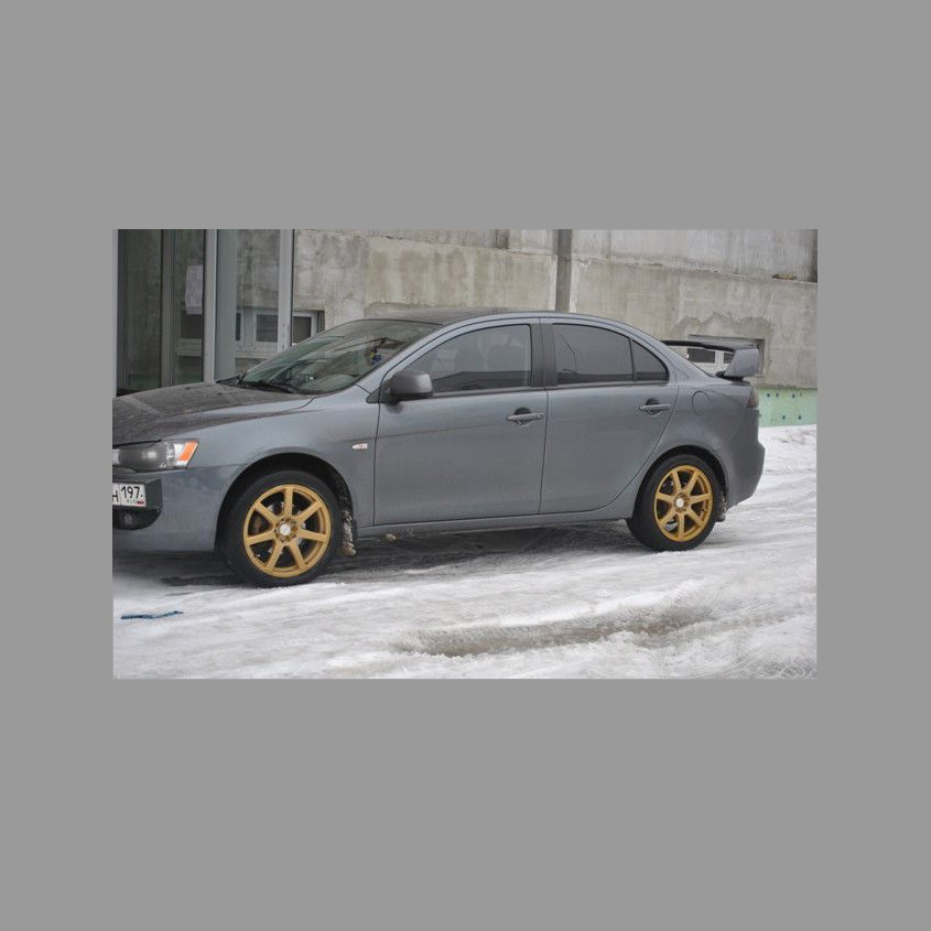 Литой диск для Mitsubishi. После порошковой покраски.