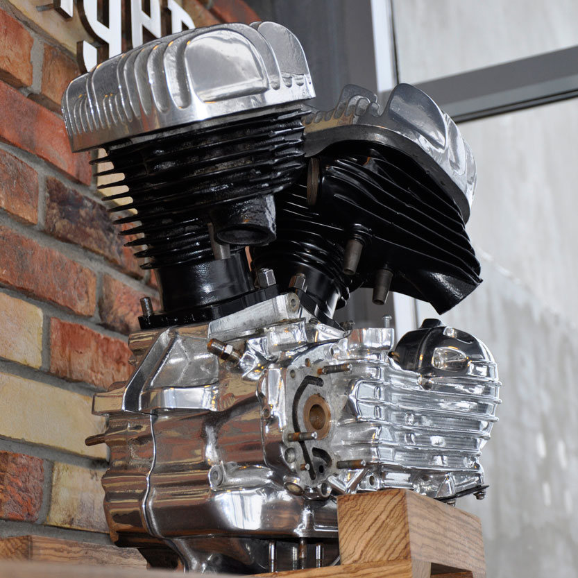 Реставрация внешнего вида двигателя Harley-Davidson