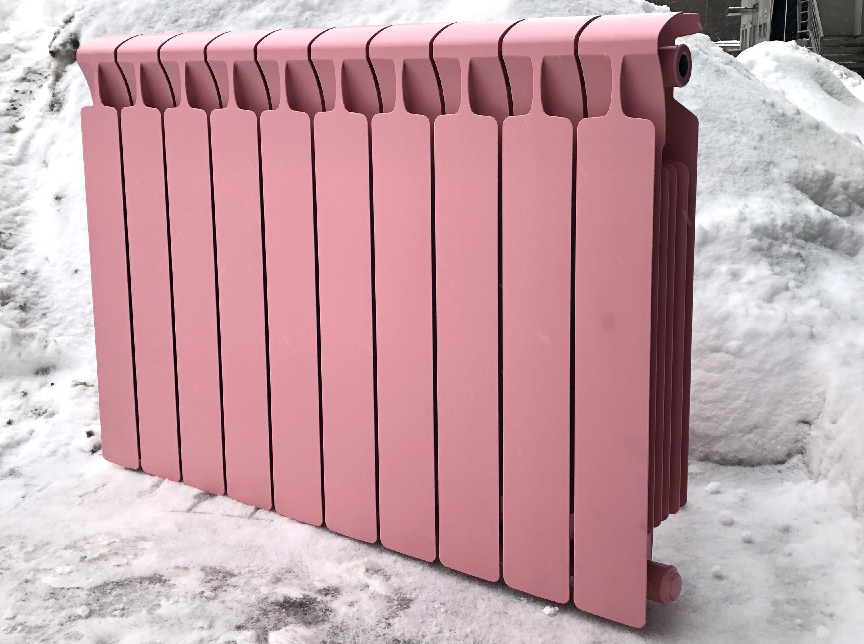 Покраска биметаллических радиаторов отопления