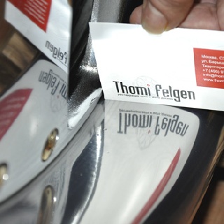 Зеркальная полировка полки диска фото