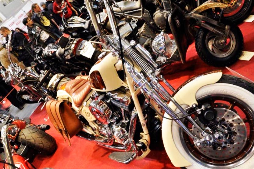Мотоцикл с мото выставки