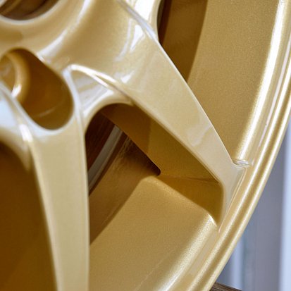 Порошковая краска золотой металлик