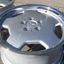 Зеркальная полировка борта литого диска для Mercedes