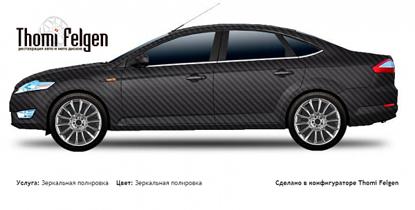 Ford Mondeo 2006-2010 зеркальная полировка дисков от BMW 7 серии