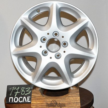 Порошковая покраска дисков R16 от Mercedes в заводской глянец