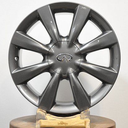 Порошковая покраска дисков Infiniti R18 в тёмно-серый глянец