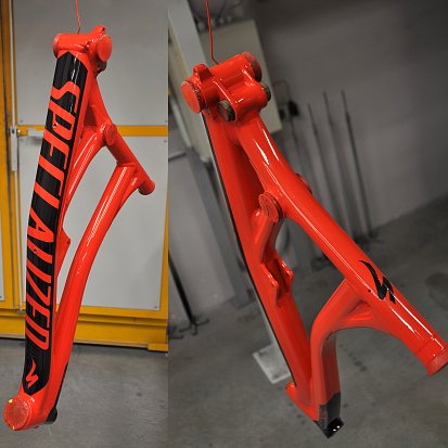 Велосипедная рама Specialized SX Trail в 2 цвета порошком