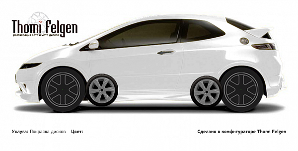  покраска дисков Infinity цвет 