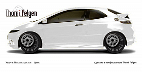 Покраска и полировка дисков в конфигураторе Thomi Felgen