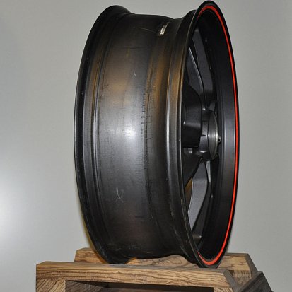 Порошковая покраска мото-дисков в RAL 6018 и RAL 3020