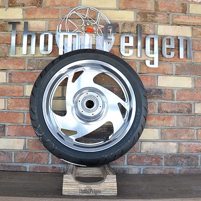 Зеркальная полировка дисков Honda VTX 1800C