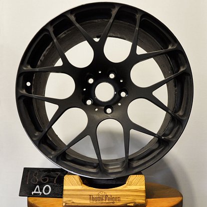 Порошковая покраска дисков R19 от BMW M3 в чёрный глянец