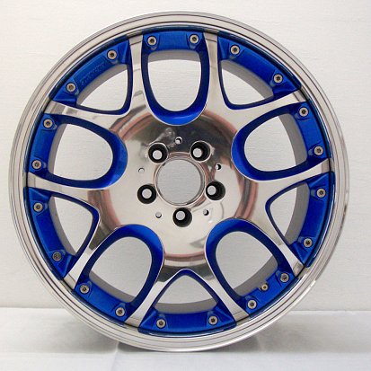 Литые диски после полировки