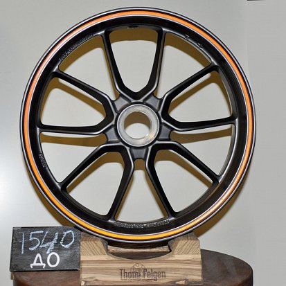 Порошковая покраска мото-дисков в RAL 6018 и RAL 3020