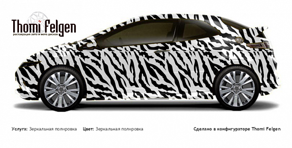 Honda Civic 3-door 2008-2010 зеркальная полировка дисков от