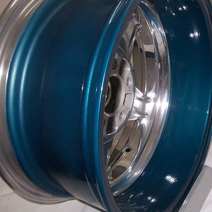 Литой диск после зеркальной полировки