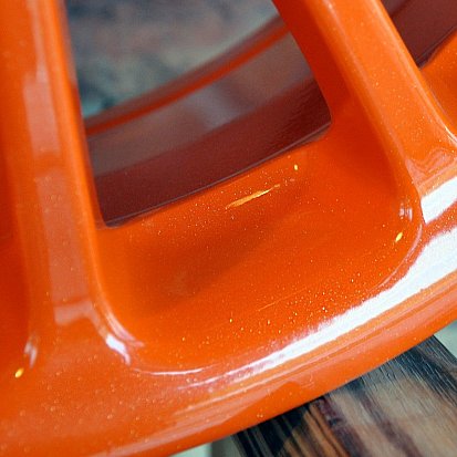 Оранжевые с блестками диски RAL 2004