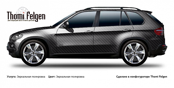 BMW X5 2007-2013 зеркальная полировка дисков Infinity