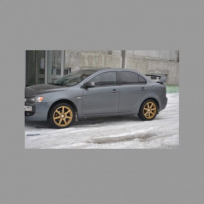 Литой диск для Mitsubishi. После порошковой покраски.