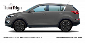 Покраска и полировка дисков в конфигураторе Thomi Felgen