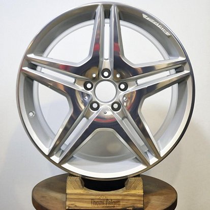 Покраска в заводской и полировка дисков AMG R20