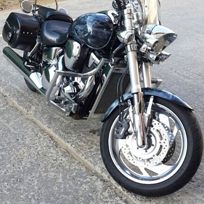 Зеркальная полировка дисков Honda VTX 1800C