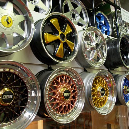 Наши работы - полировка литых дисков плюс покраска