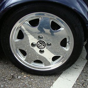 Зеркальная полировка литого диска для Volkswagen