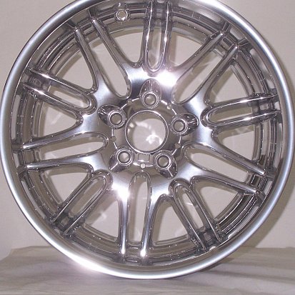 Литые диски после полировки