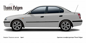 Покраска и полировка дисков в конфигураторе Thomi Felgen