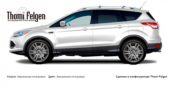 Ford Escape 2012-2015 зеркальная полировка дисков A-Tech Schneider