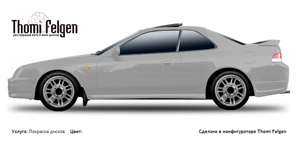 Honda Prelude 1997-2007 покраска дисков Hummer цвет 