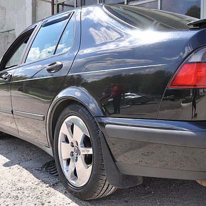 Зеркальная полировка дисков Ronal R17 от Saab