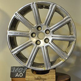 Зеркальная полировка дисков Range Rover, диаметром 20"