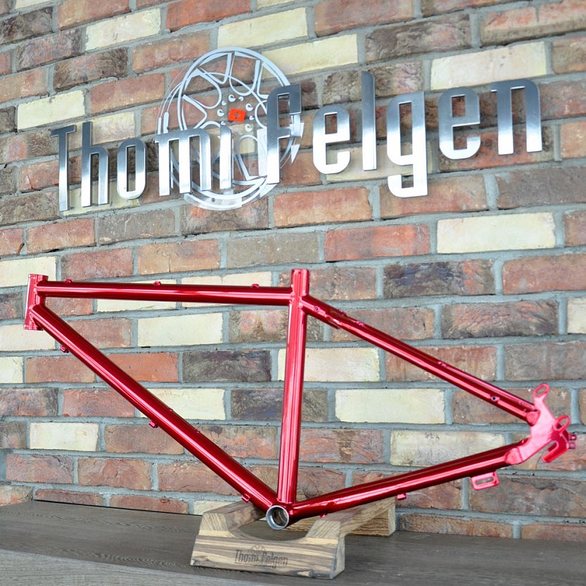 Порошковая покраска велорамы в Thomi Felgen