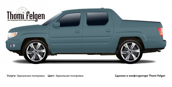 Honda Ridgeline 2008-2012 зеркальная полировка дисков Infinity