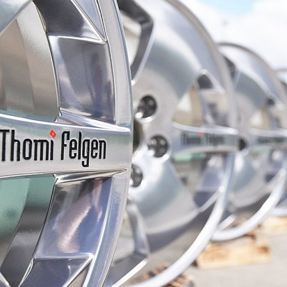 Зеркальная полировка дисков Ronal R17 от Saab