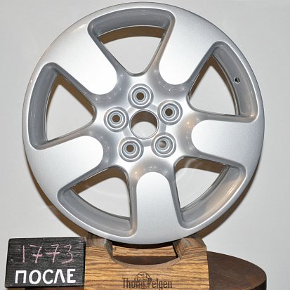 Порошковая покраска дисков R17 от Skoda в заводской глянец