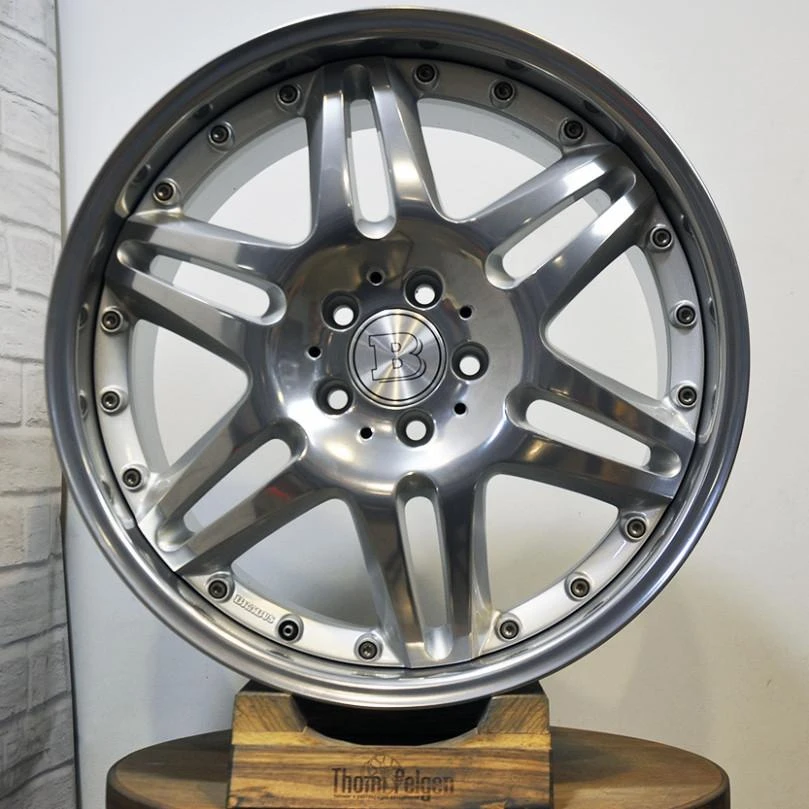 Покраска и полировка двусоставных дисков Brabus R19