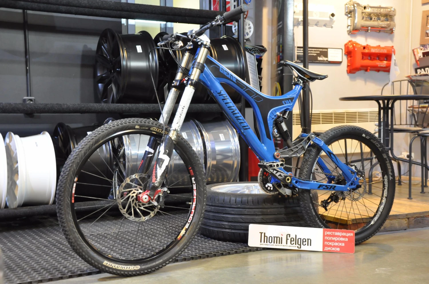 Велосипедная рама Specialized BigHit в 2 цвета порошком