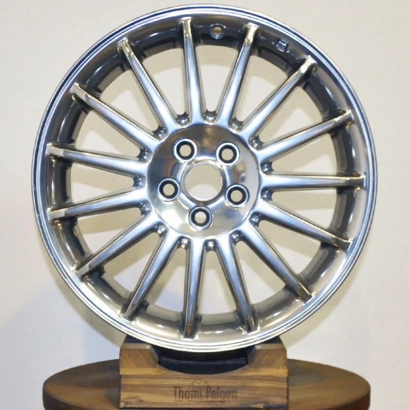 Зеркальная полировка пяти дисков Ford R17