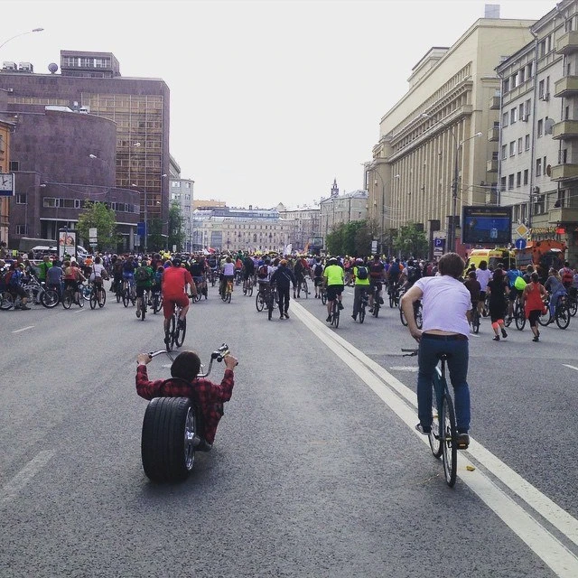 Велопарад в Москве