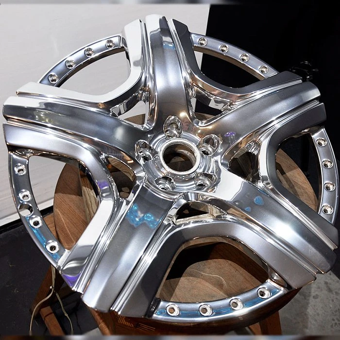 Зеркальная полировка центра от дисков Bentley R22