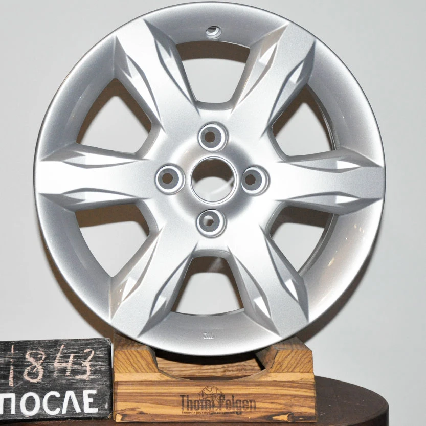Порошковая покраска дисков R15 от Nissan в заводской глянец